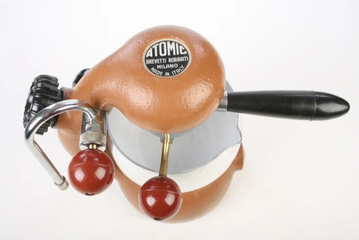 Rare Vintage ATOMIC COFFEE MACHINE ORANGE Model 1970's MILAN, Italy