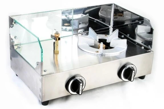 LPG Syphon Coffee Bar AKIRA 1 Burner + Kettle Burner ~Stainless Steel~
