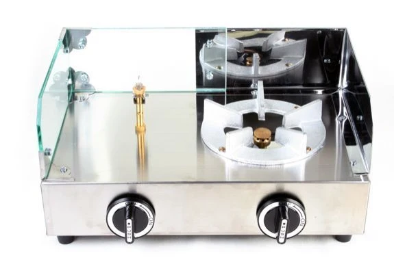 LPG Syphon Coffee Bar AKIRA 1 Burner + Kettle Burner ~Stainless Steel~