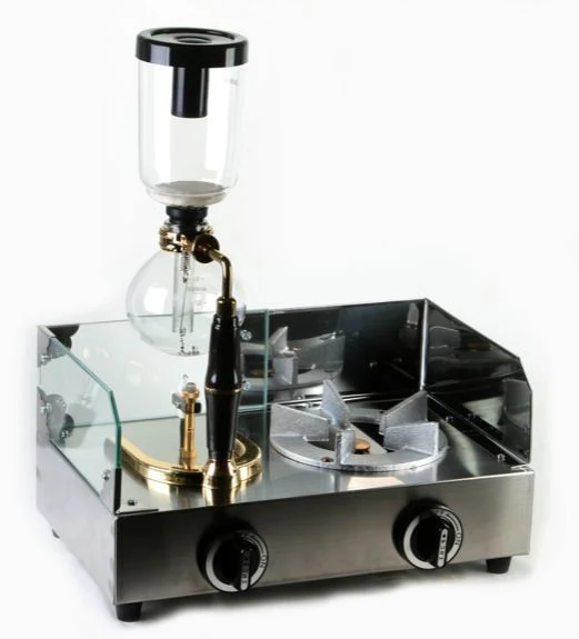 LPG Syphon Coffee Bar AKIRA 1 Burner + Kettle Burner ~Stainless Steel~