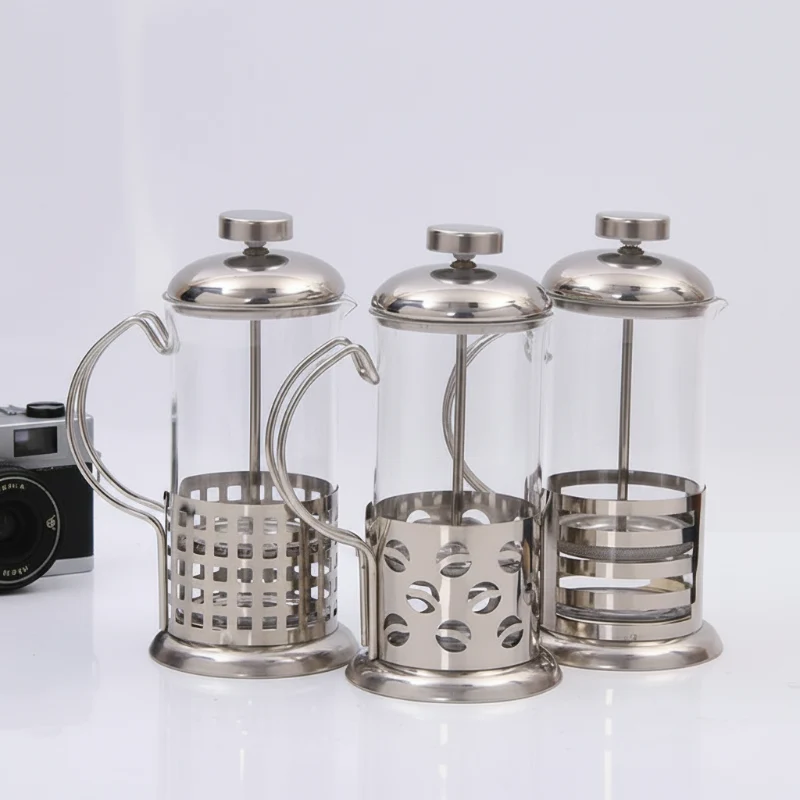Cafetière à piston en inox
