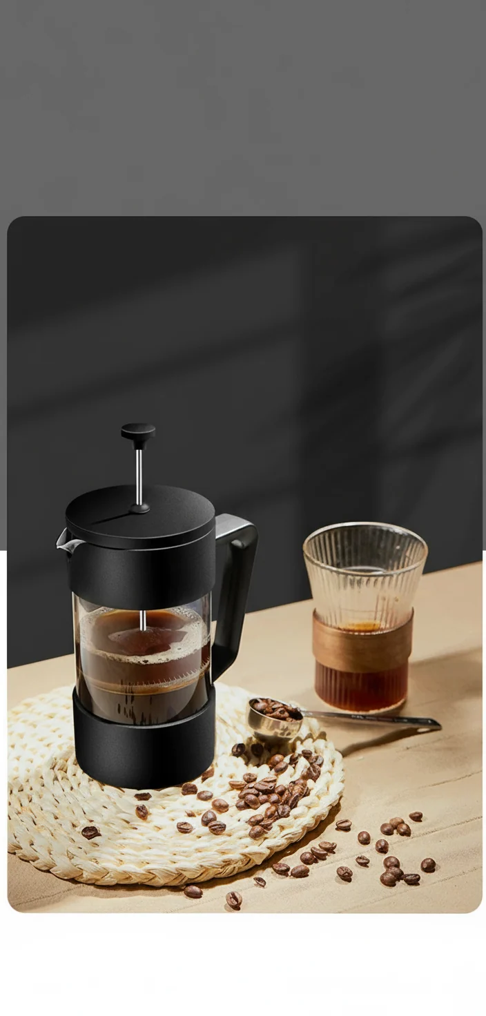 Cafetière à piston design