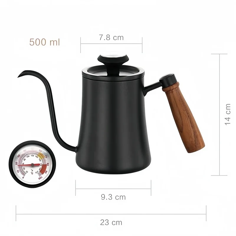 Bouilloire inox avec couvercle thermomètre