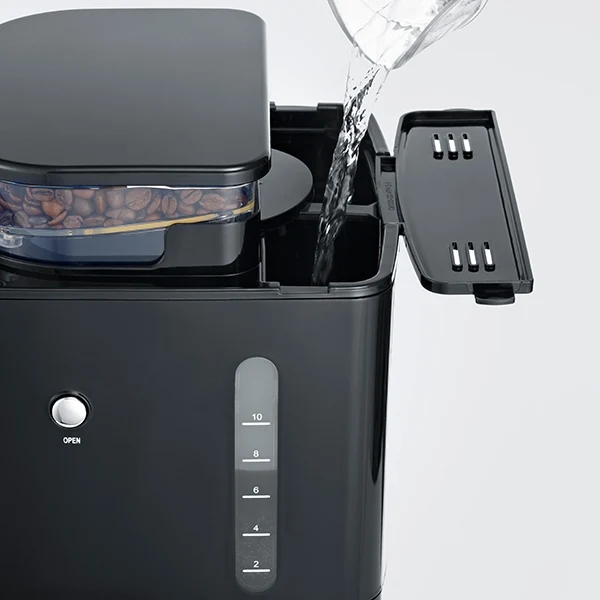 Cafetière filtre à broyeur intégré 10 tasses 1 000 W KA4813 Severin