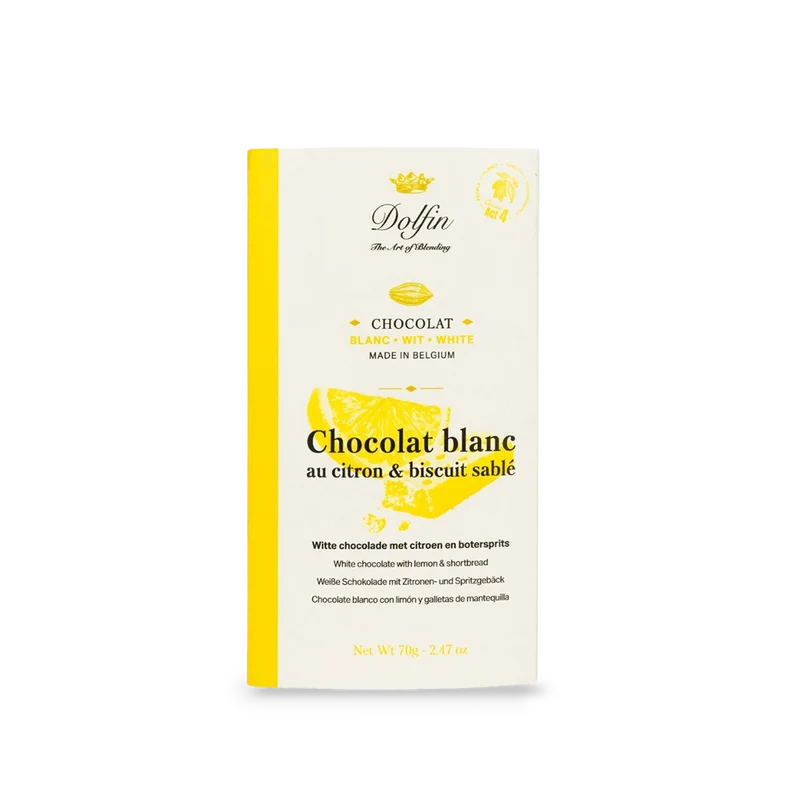 Chocolat blanc citron & biscuit sablé