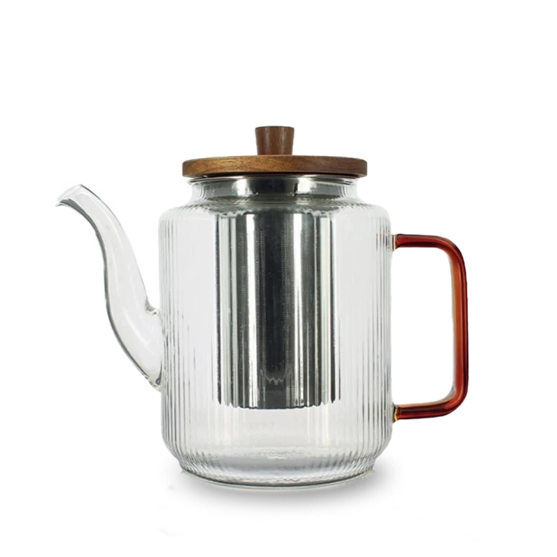Théière en verre KARL 1.20L orange graphite