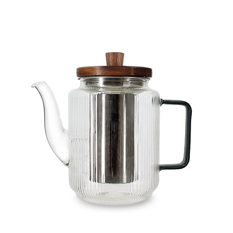 Théière en verre KARL 55 cl noir graphite