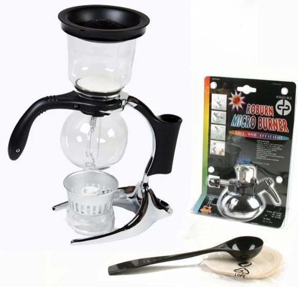 Bellina Uno SCA 2/3 Cup Syphon Vacuum Coffee Maker + Butane Burner
