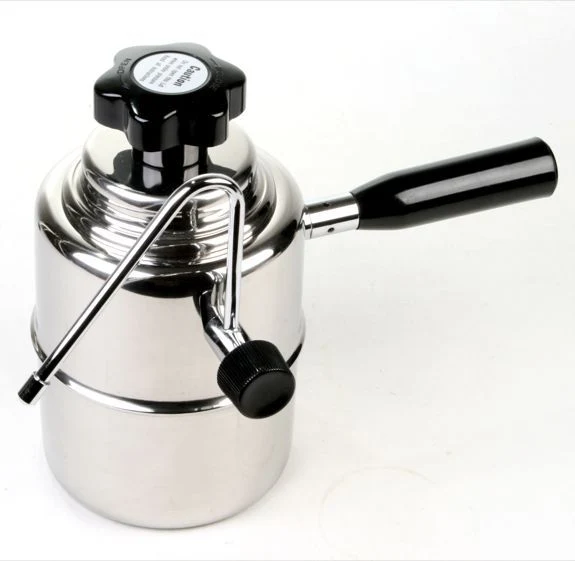 BELLMAN 18/10 Stainless Steel Stovetop Milk Frother/Steamer making Coffee CX25S
