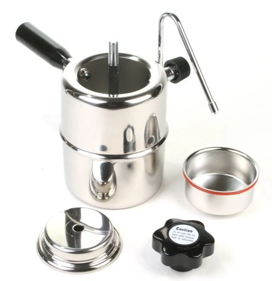 BELLMAN 18/10 Stainless Steel Stovetop Milk Frother/Steamer making Coffee CX25S