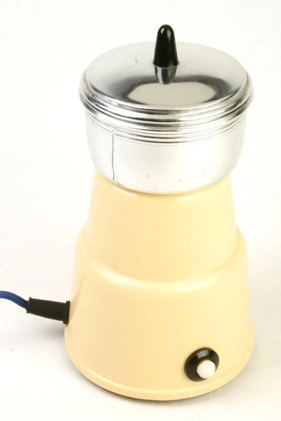 Vintage European 'Atomic Era' Bakelite Electric Coffee Grinder