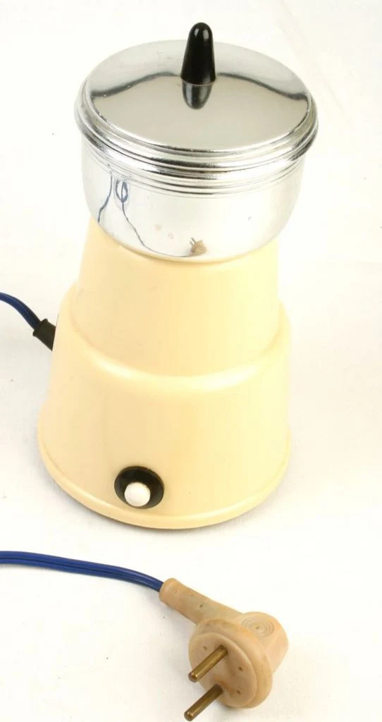 Vintage European 'Atomic Era' Bakelite Electric Coffee Grinder