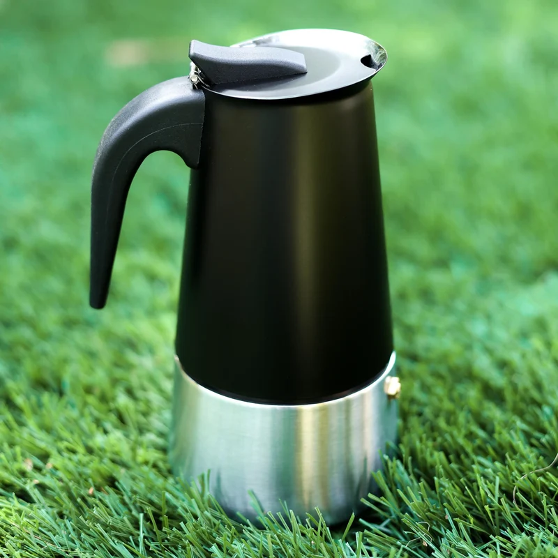 Cafetière italienne 2 tasses inox
