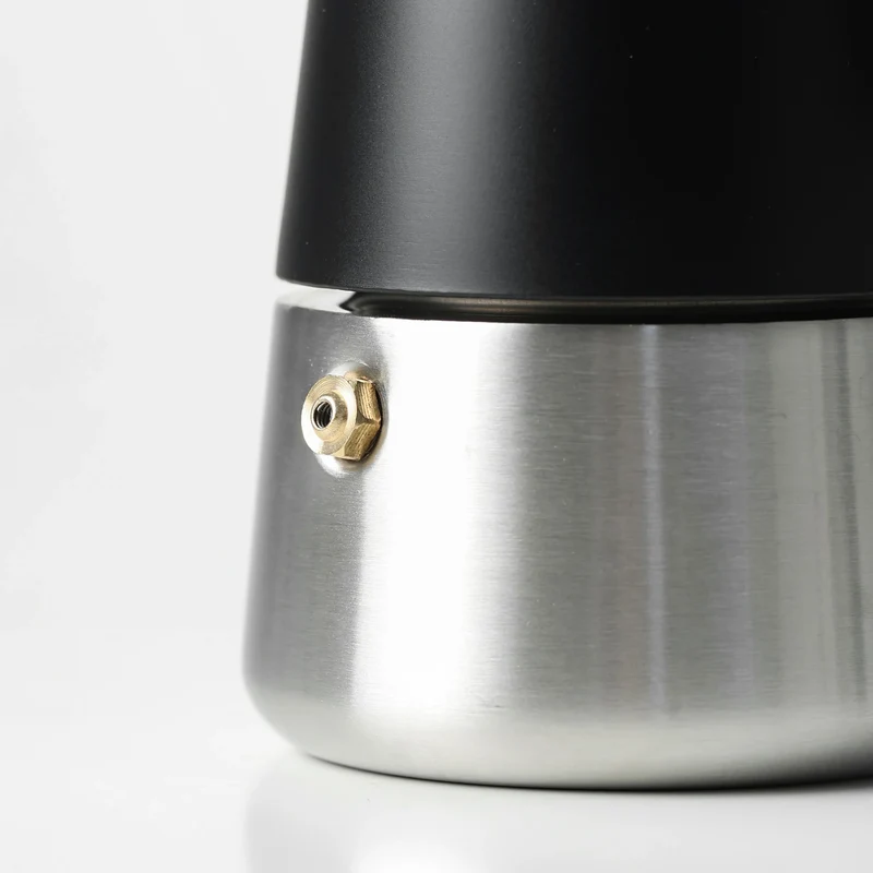 Cafetière italienne 2 tasses inox