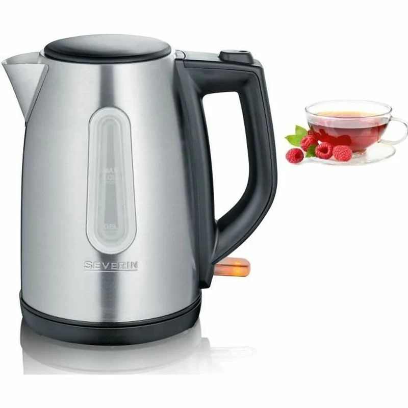 Bouilloire Severin 3469-000 Noir Acier Inox 2200 W 1 L