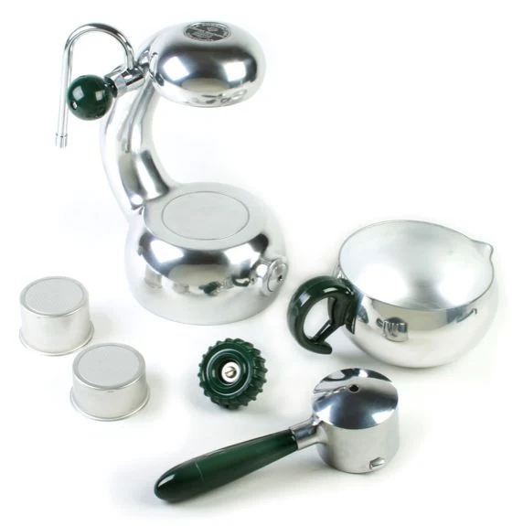 "La Sorrentina" ™ ® Green Bakelite Atomic Type Coffee Machine