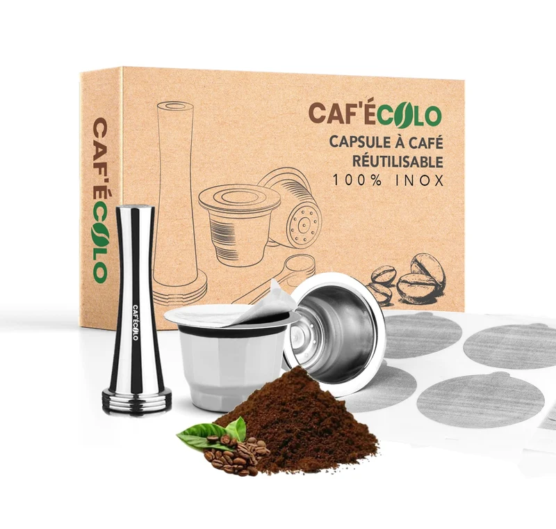Capsule réutilisable Nespresso universelle 100% inox Cafecolo™