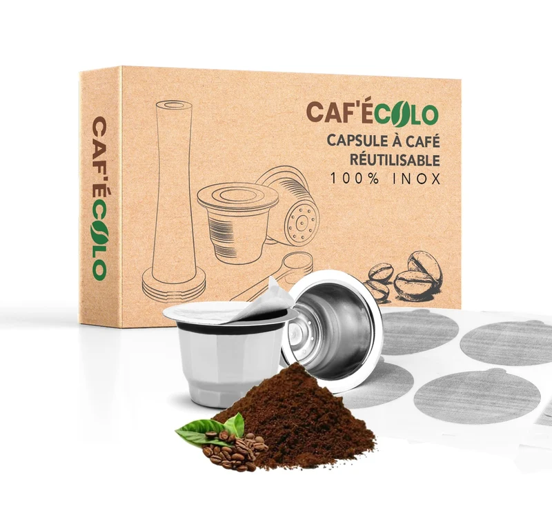 Capsule réutilisable Nespresso universelle 100% inox Cafecolo™