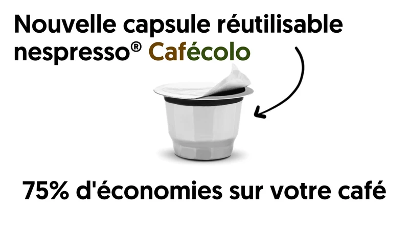 Capsule réutilisable Nespresso universelle 100% inox Cafecolo™