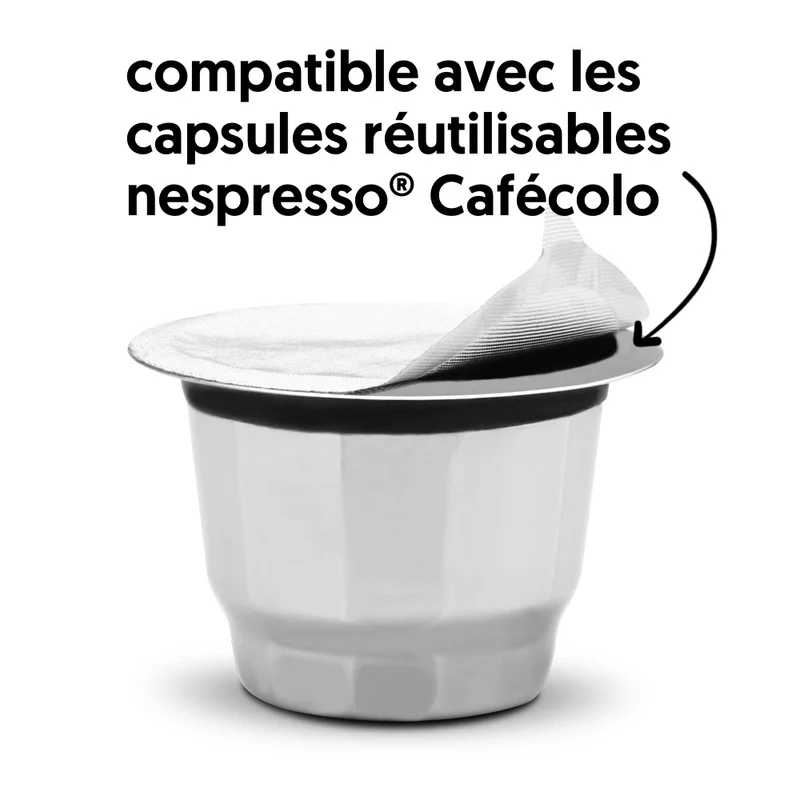 NOUVEAU - Opercules pour capsules réutilisables Nespresso par Cafécolo