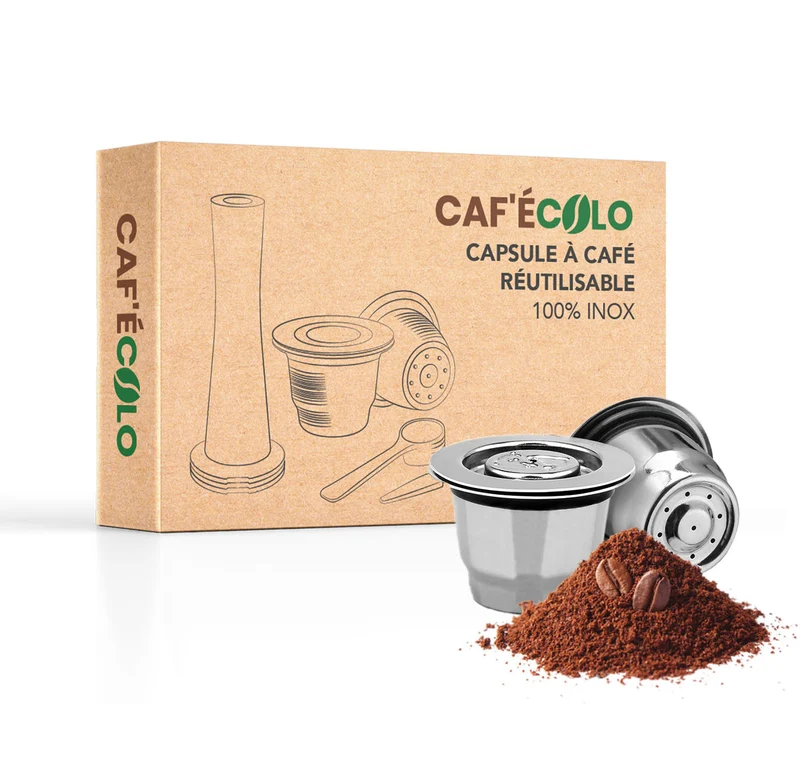 Capsule réutilisable Nespresso 100% inox par Cafecolo™