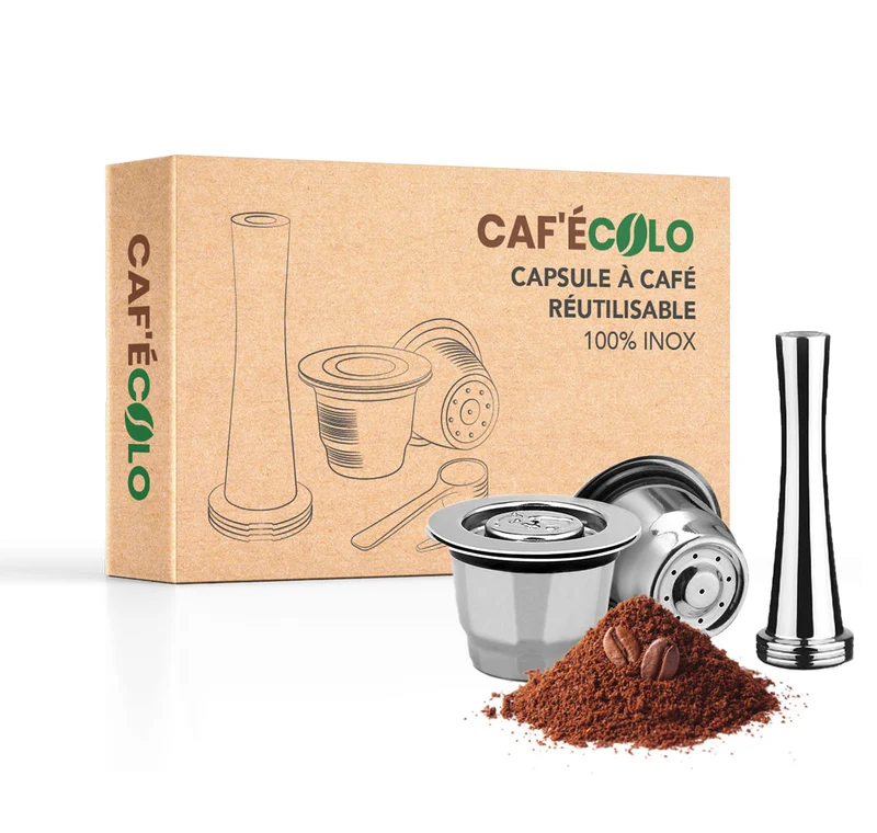 Capsule réutilisable Nespresso 100% inox par Cafecolo™
