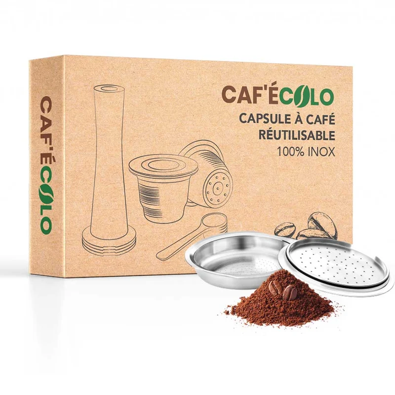 Capsule réutilisable Senseo par Cafecolo™, 100% inox