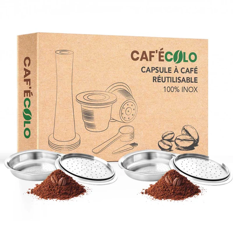 Capsule réutilisable Senseo par Cafecolo™, 100% inox