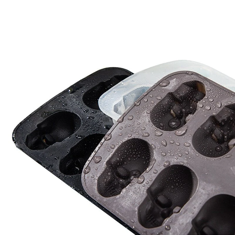 Moule Silicone Halloween - Tètes de Mort