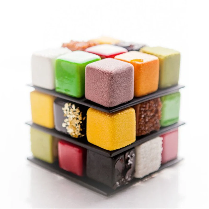 MOULE EN SILICONE RUBIK CAKE | Patisserie et Cuisine
