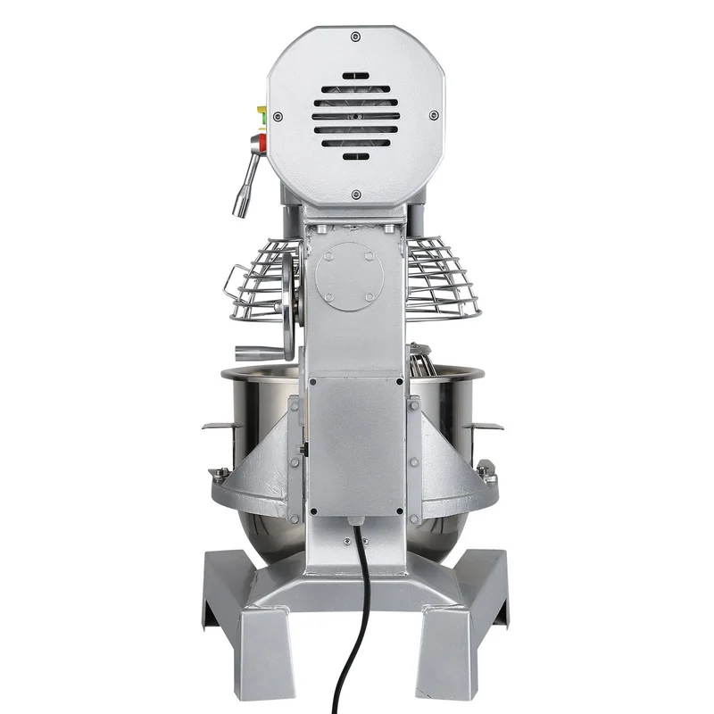 VEVOR Mélangeur de Patisserie Professionnel 1100W à 3 Vitesses Mélangeur Commercial Robot de Cuisine en Acier 30L avec Tige de Mélangeur de Protection Contre les Eclaboussures