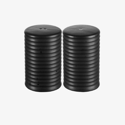Set de salière et poivrier, noir
