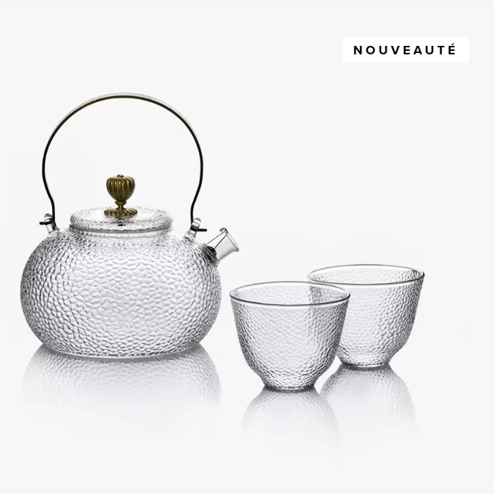 Coffret Bloom - Théière avec 2 bols