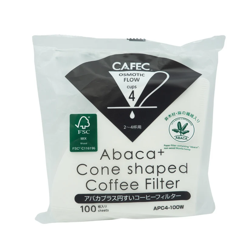 Filtres en abaca V60 x100