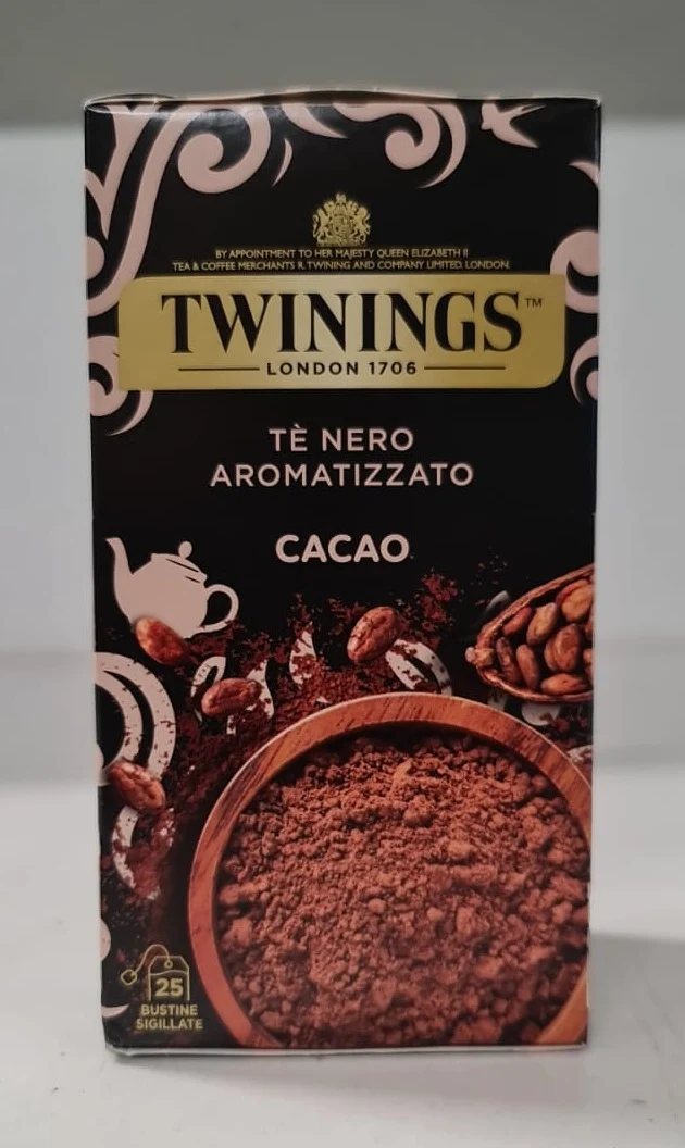 Tè nero aromatizzato Cacao 25 filtri