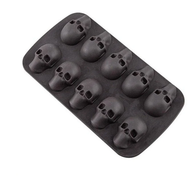 Moules Silicone Halloween - Tètes de Mort