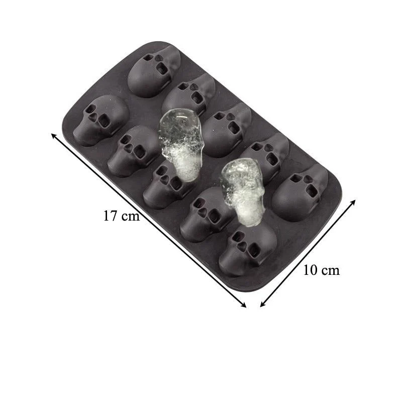 Moules Silicone Halloween - Tètes de Mort
