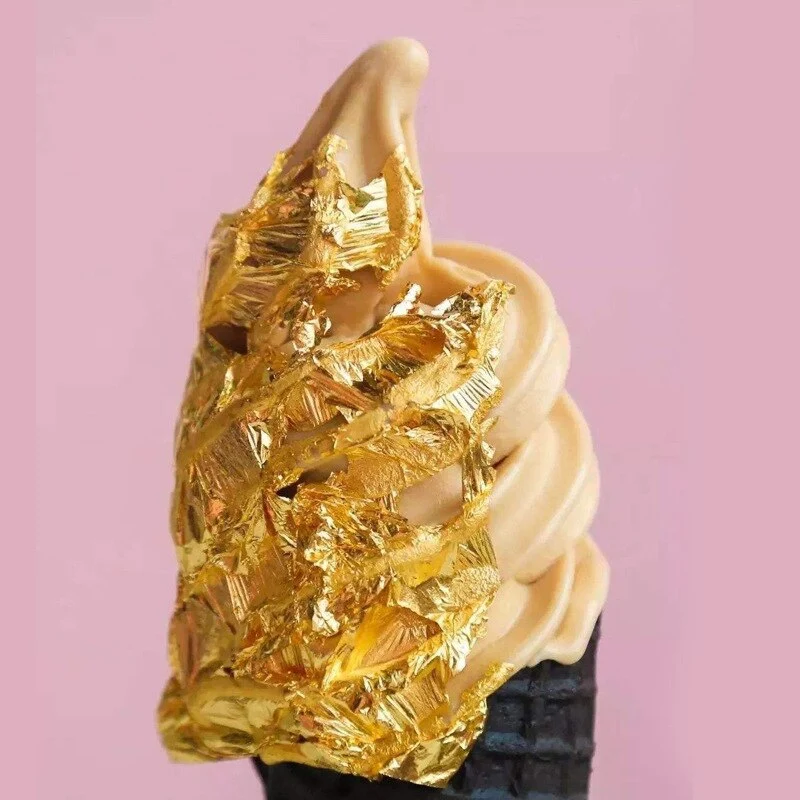 Feuilles d'or alimentaire 24 carats | 99% pur