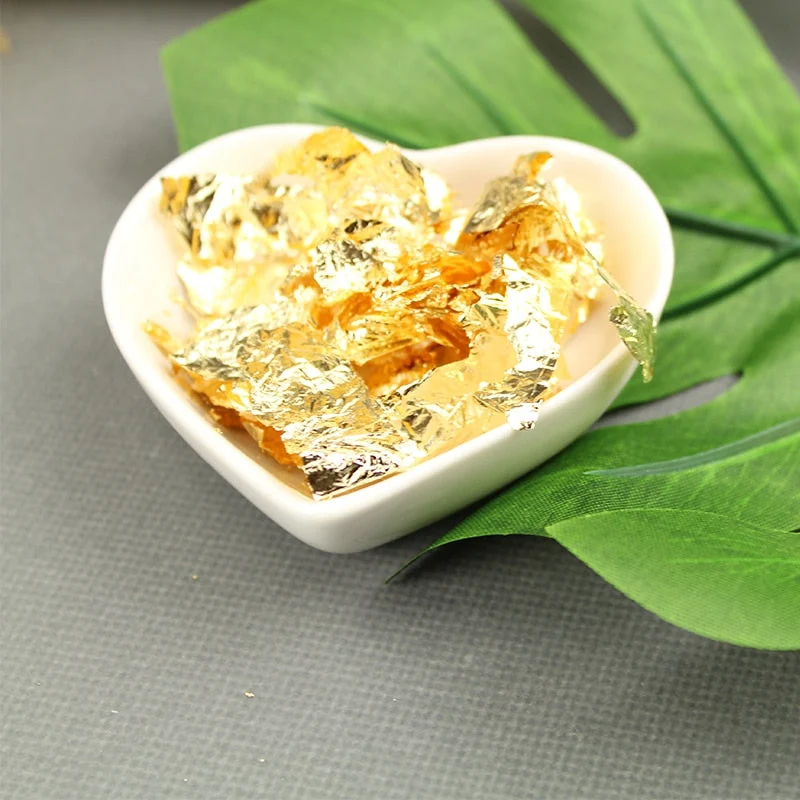 Feuilles d'or alimentaire 24 carats | 99% pur