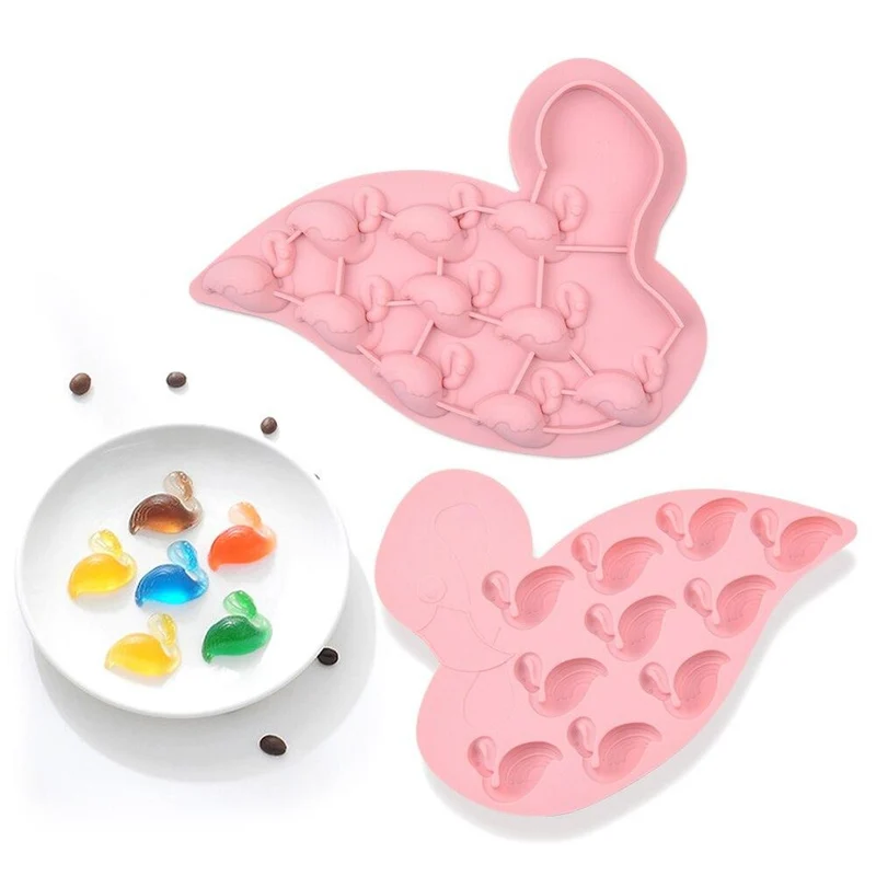 Moule Silicone Flamant Rose