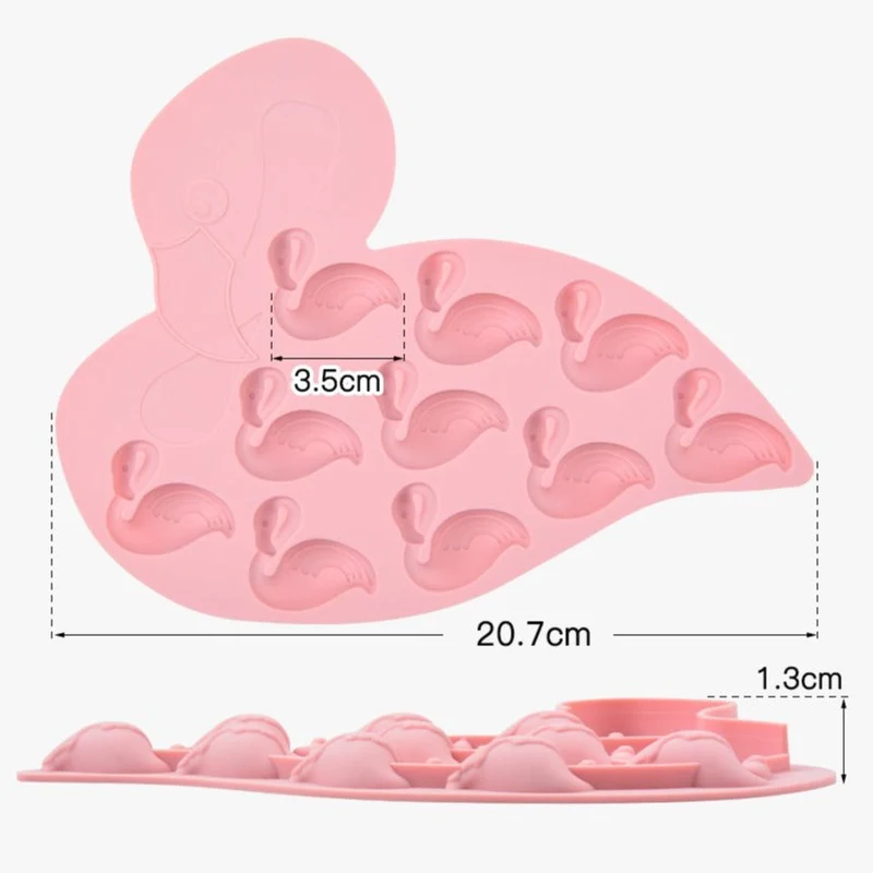 Moule Silicone Flamant Rose