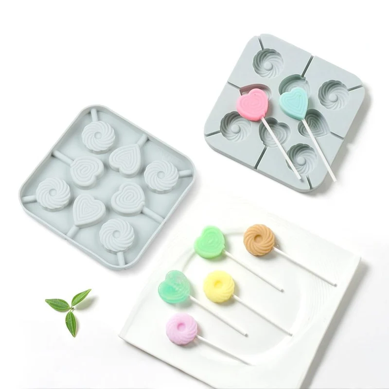 Moule Silicone Sucettes Lollipop