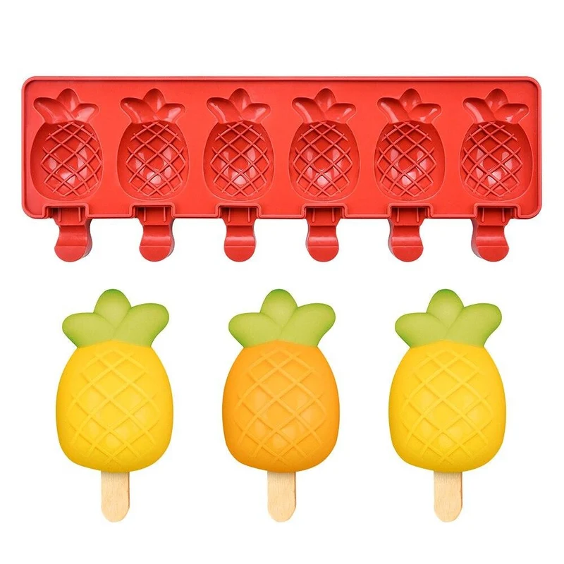 Moule à Glace Ananas avec bâtonnets