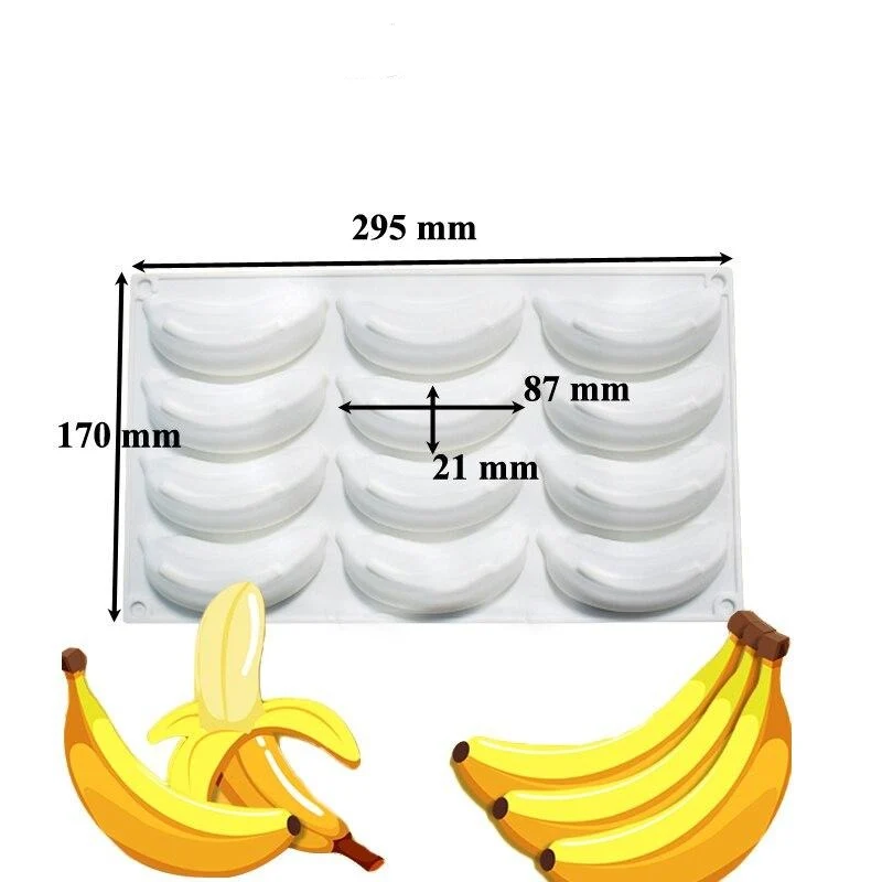 Moule Silicone Bananes Entremets