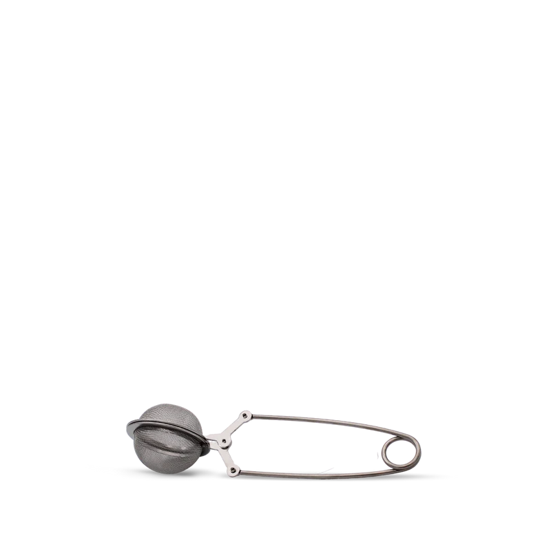 Pince à thé ronde inox - Ø4,5cm