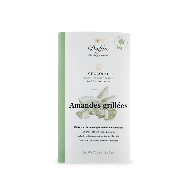 Lait & Amandes grillées 70g
