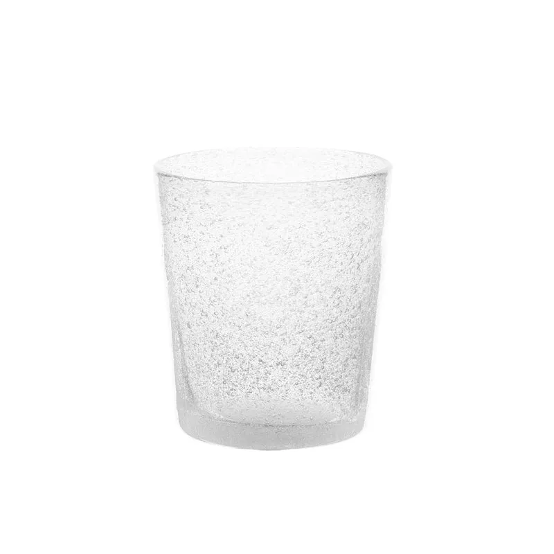 Verre bulles à cocktail soufflé en verre