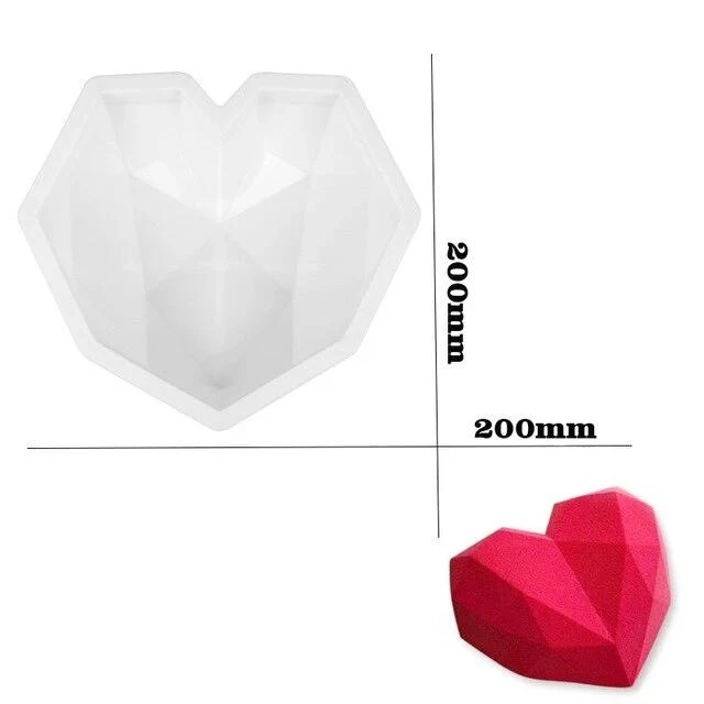 Moule Silicone Coeur Coussin | Pâtisserie et Cuisine