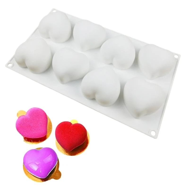 Lot de 3 Moules Saint Valentin + Livre Recettes Offert