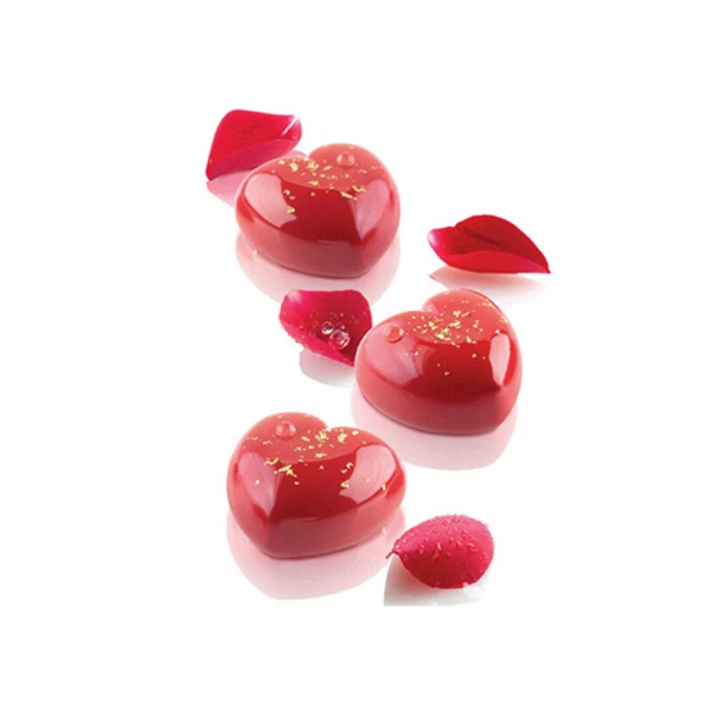 Lot de 3 Moules Saint Valentin + Livre Recettes Offert